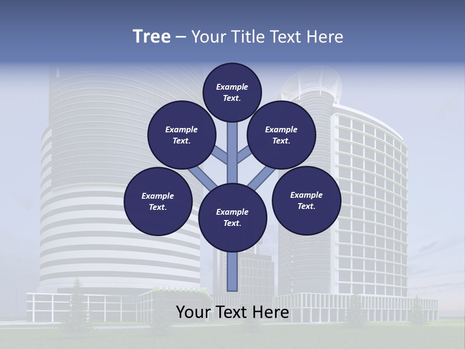 Tall Exterior Window PowerPoint Template