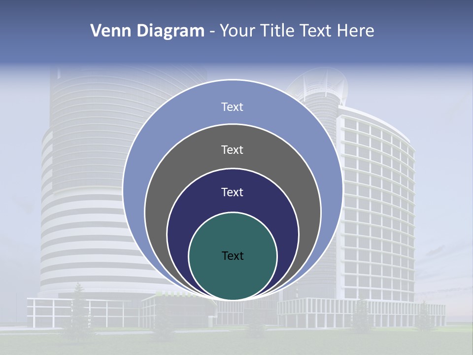 Tall Exterior Window PowerPoint Template
