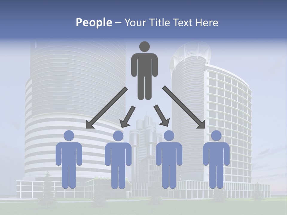 Tall Exterior Window PowerPoint Template