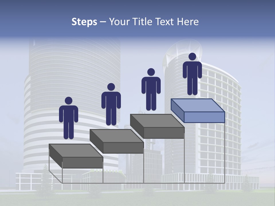 Tall Exterior Window PowerPoint Template