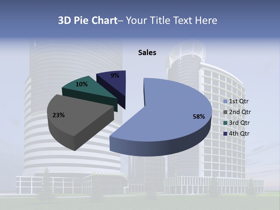 Tall Exterior Window PowerPoint Template
