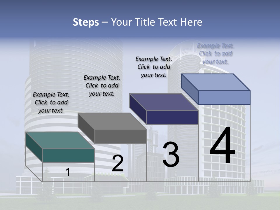 Tall Exterior Window PowerPoint Template