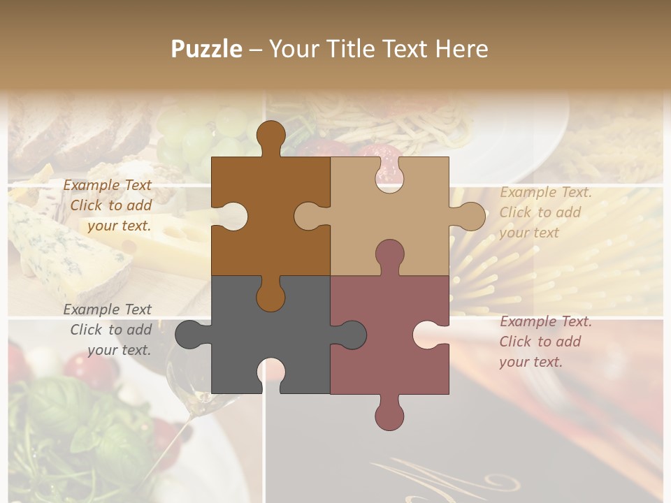 Colourful Italy Menu PowerPoint Template