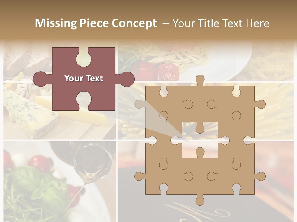 Colourful Italy Menu PowerPoint Template