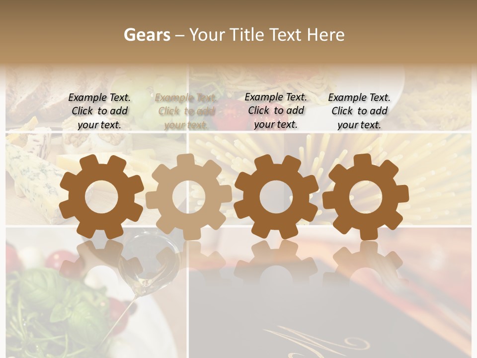 Colourful Italy Menu PowerPoint Template