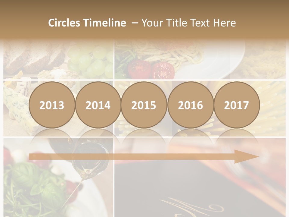 Colourful Italy Menu PowerPoint Template