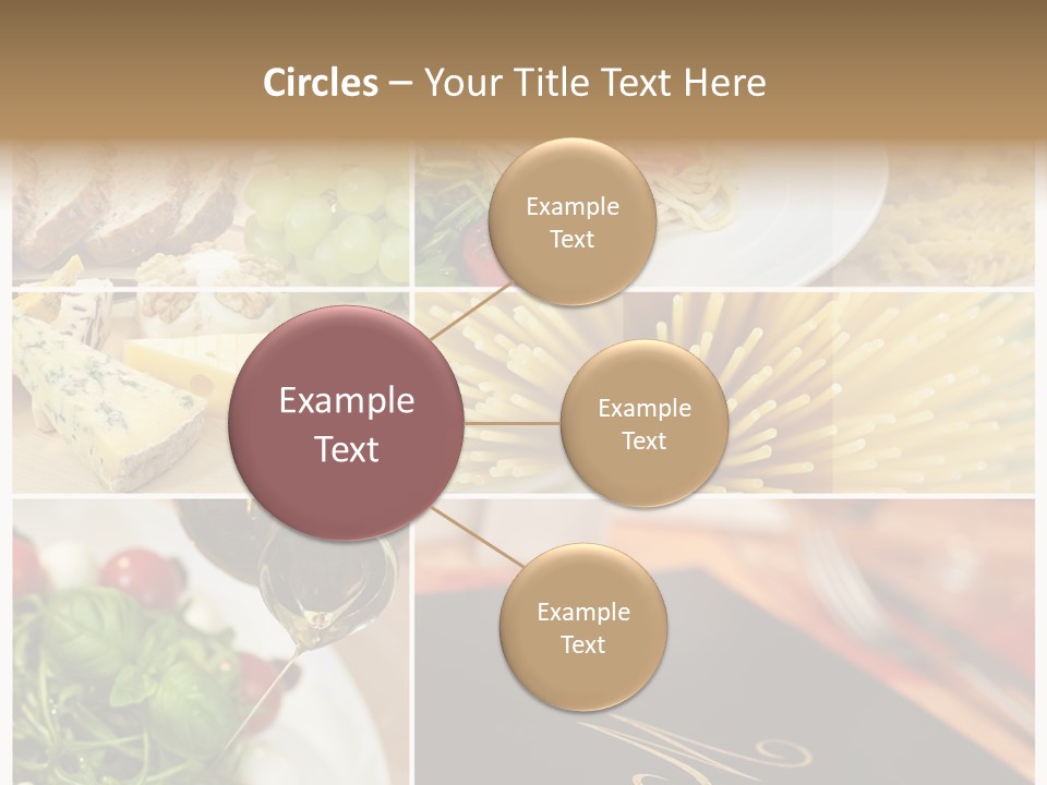 Colourful Italy Menu PowerPoint Template