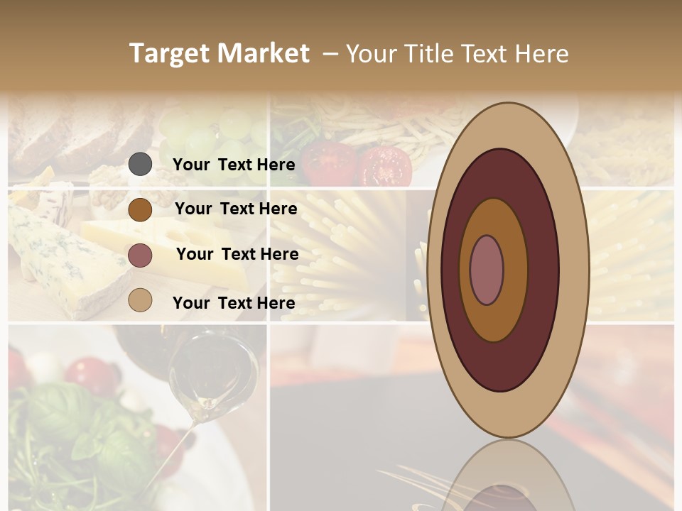 Colourful Italy Menu PowerPoint Template