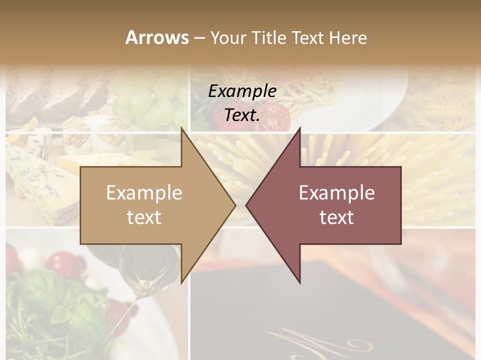 Colourful Italy Menu PowerPoint Template
