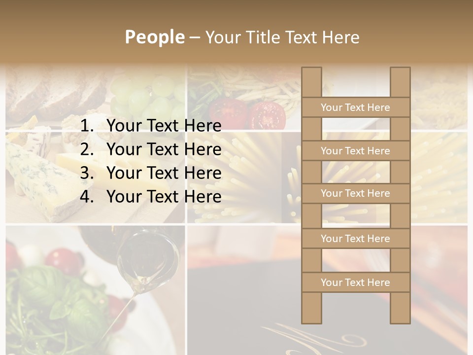 Colourful Italy Menu PowerPoint Template