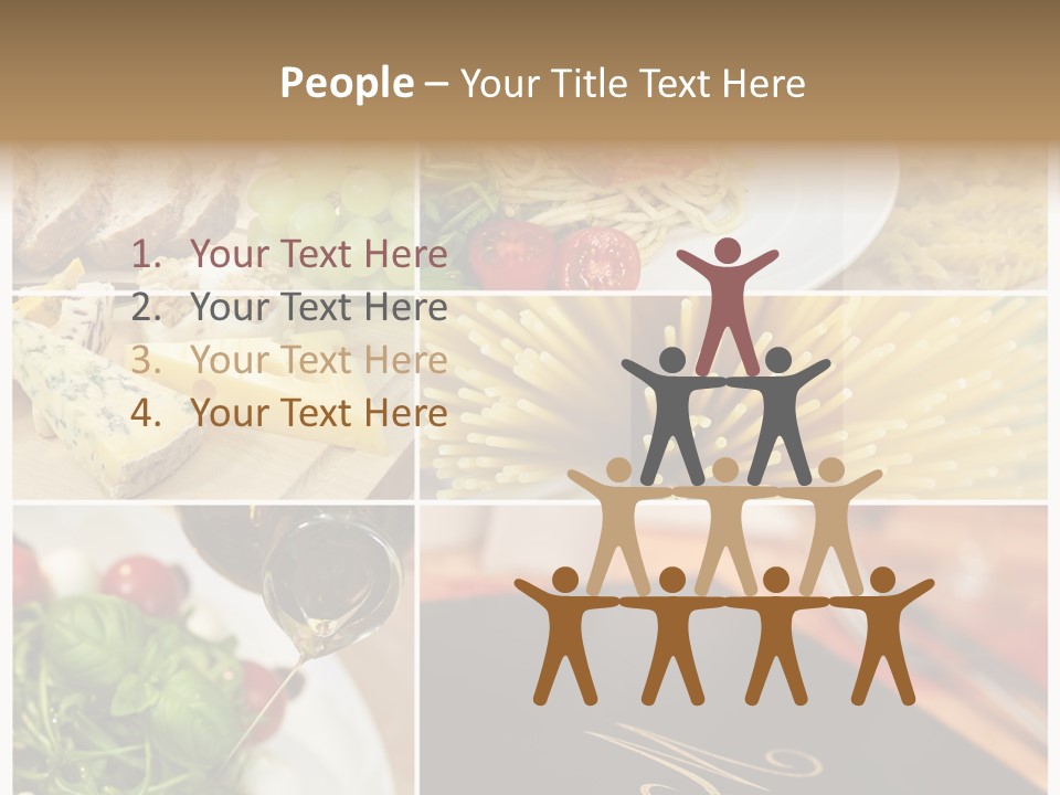 Colourful Italy Menu PowerPoint Template