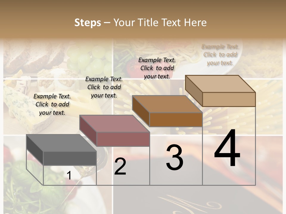 Colourful Italy Menu PowerPoint Template