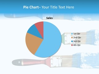 Bristle Draw White Background PowerPoint Template