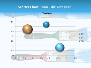 Bristle Draw White Background PowerPoint Template