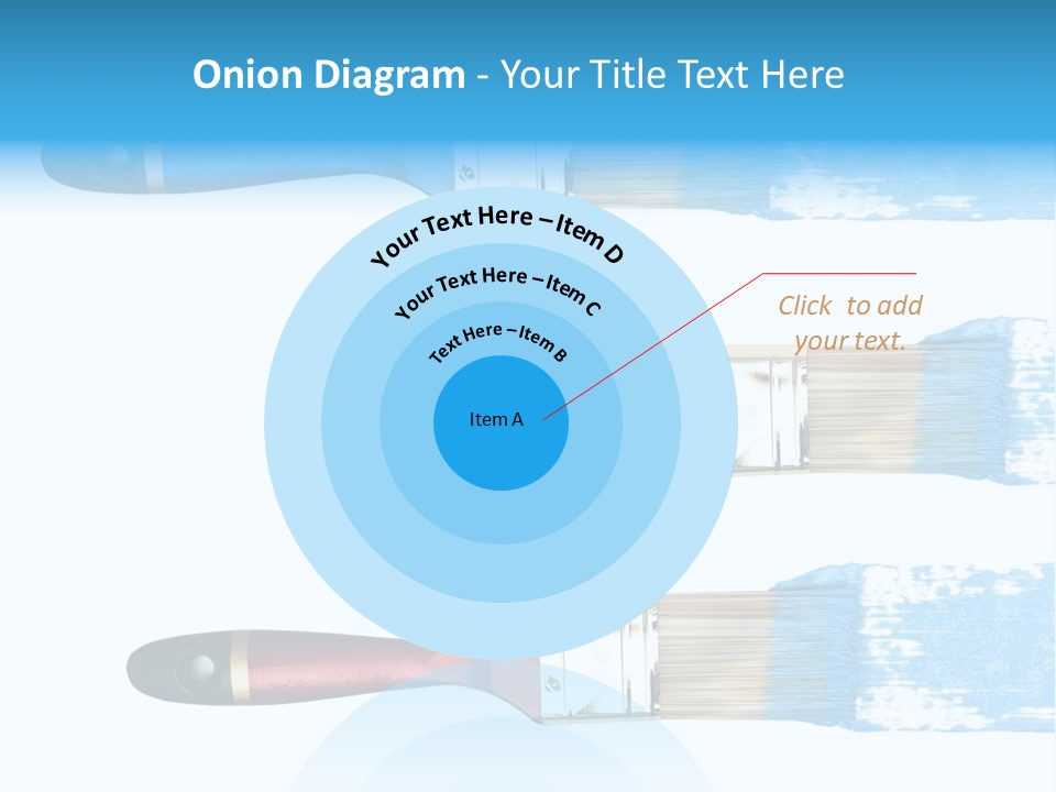 Bristle Draw White Background PowerPoint Template