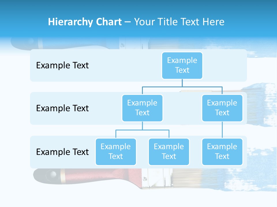 Bristle Draw White Background PowerPoint Template
