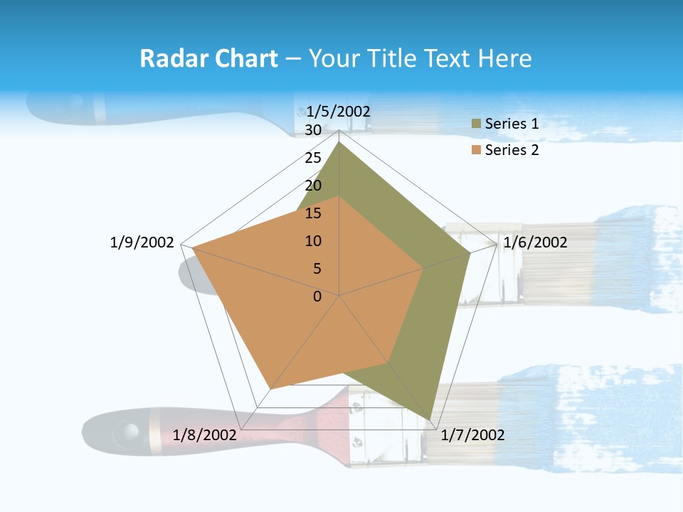 Bristle Draw White Background PowerPoint Template