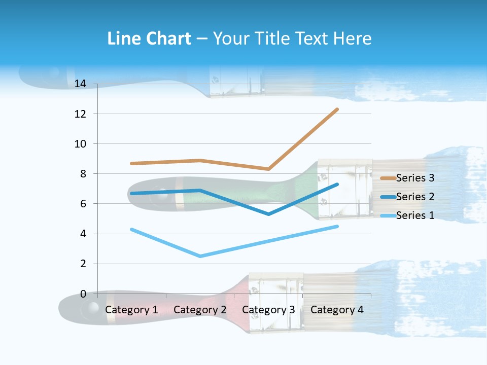 Bristle Draw White Background PowerPoint Template