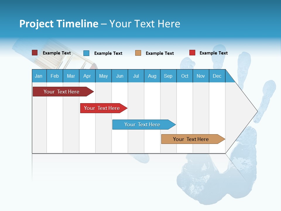 Symbol Fingerprint Drawing PowerPoint Template