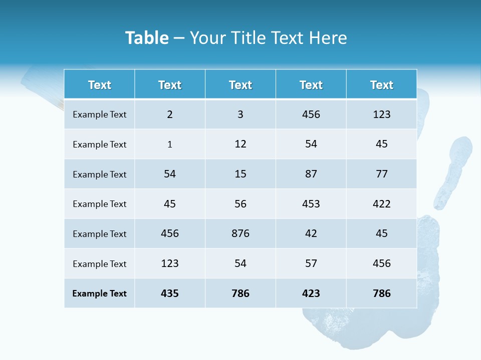 Symbol Fingerprint Drawing PowerPoint Template