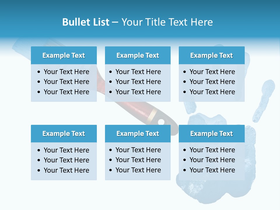 Symbol Fingerprint Drawing PowerPoint Template