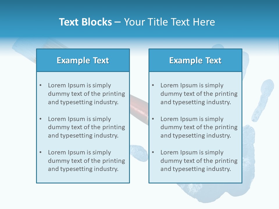 Symbol Fingerprint Drawing PowerPoint Template