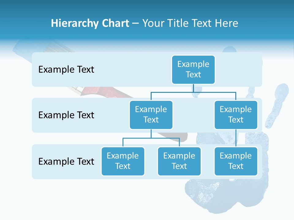 Symbol Fingerprint Drawing PowerPoint Template