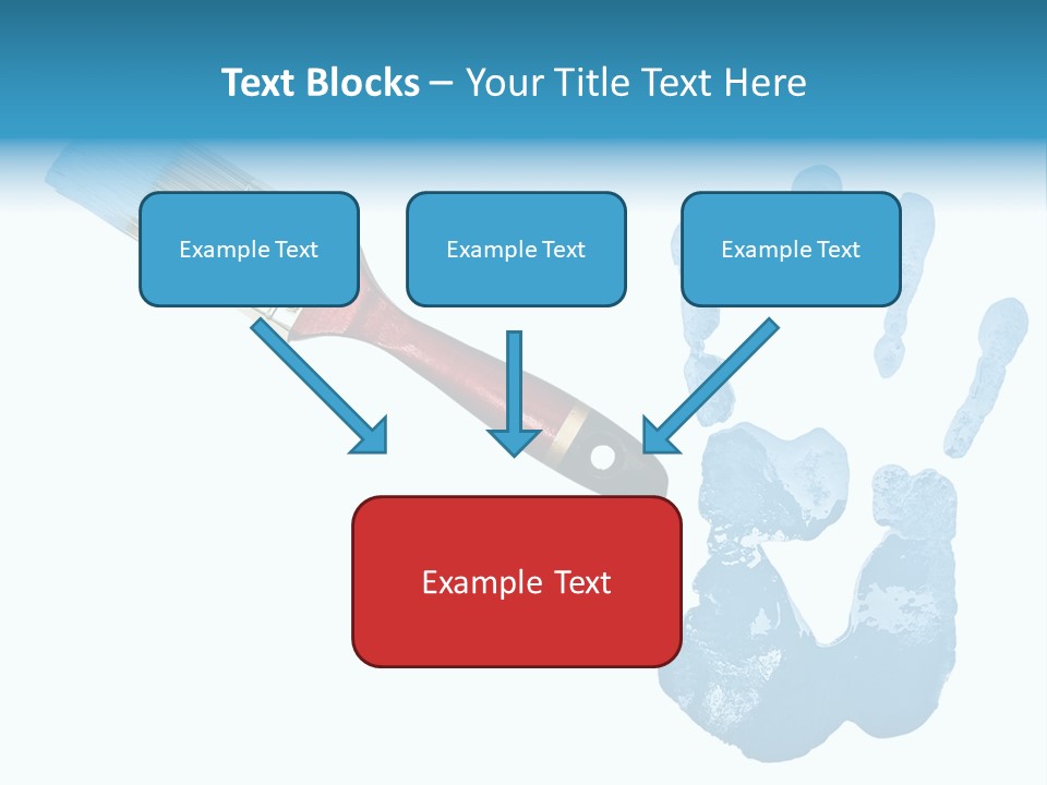 Symbol Fingerprint Drawing PowerPoint Template
