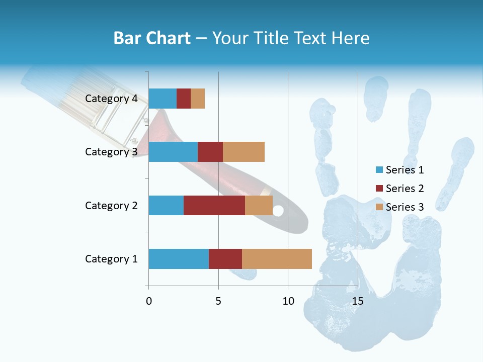 Symbol Fingerprint Drawing PowerPoint Template