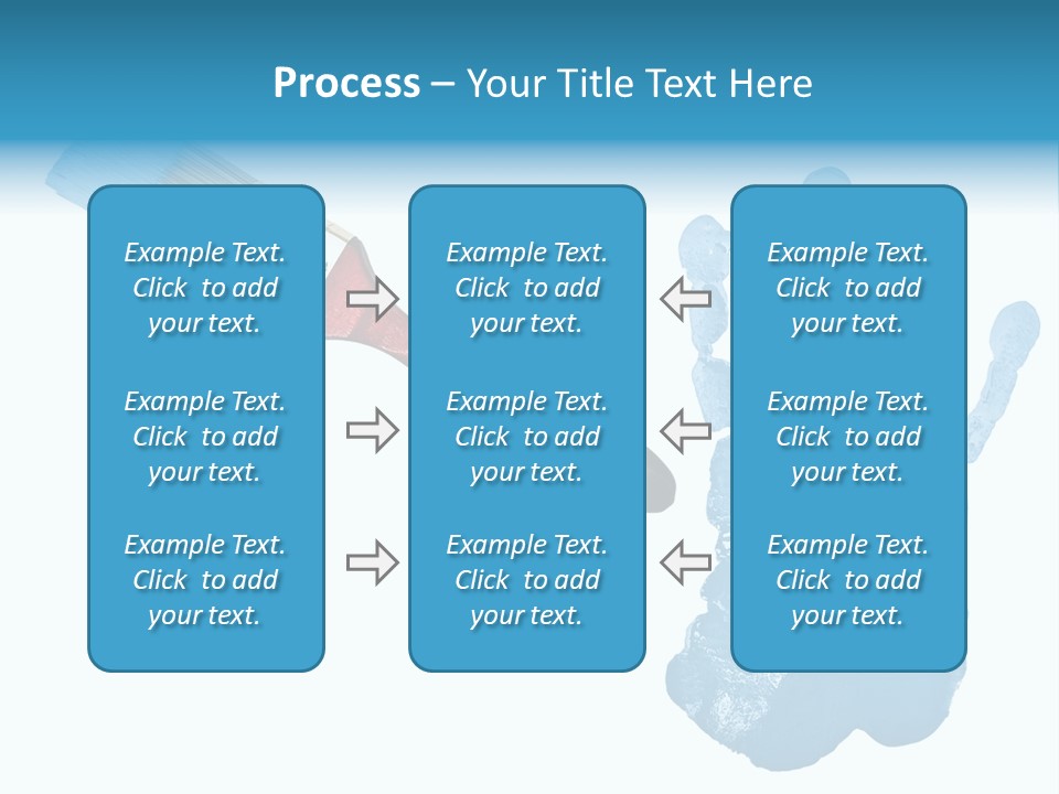 Symbol Fingerprint Drawing PowerPoint Template