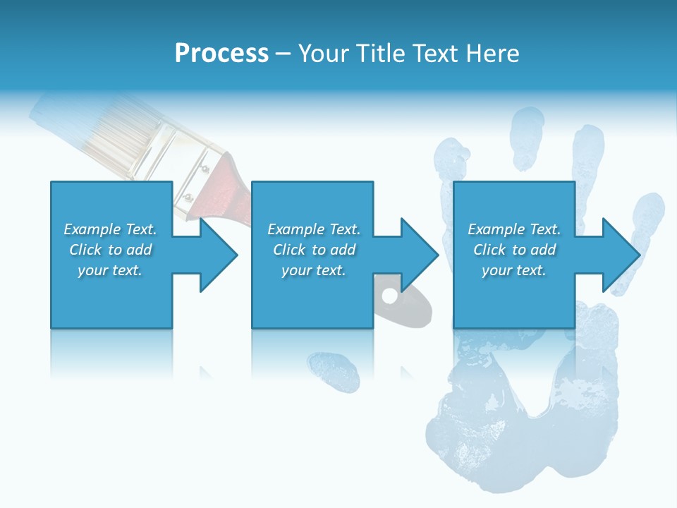 Symbol Fingerprint Drawing PowerPoint Template