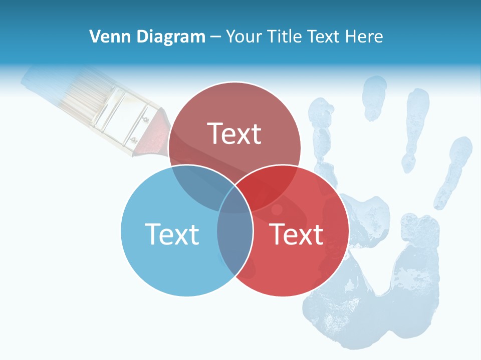 Symbol Fingerprint Drawing PowerPoint Template