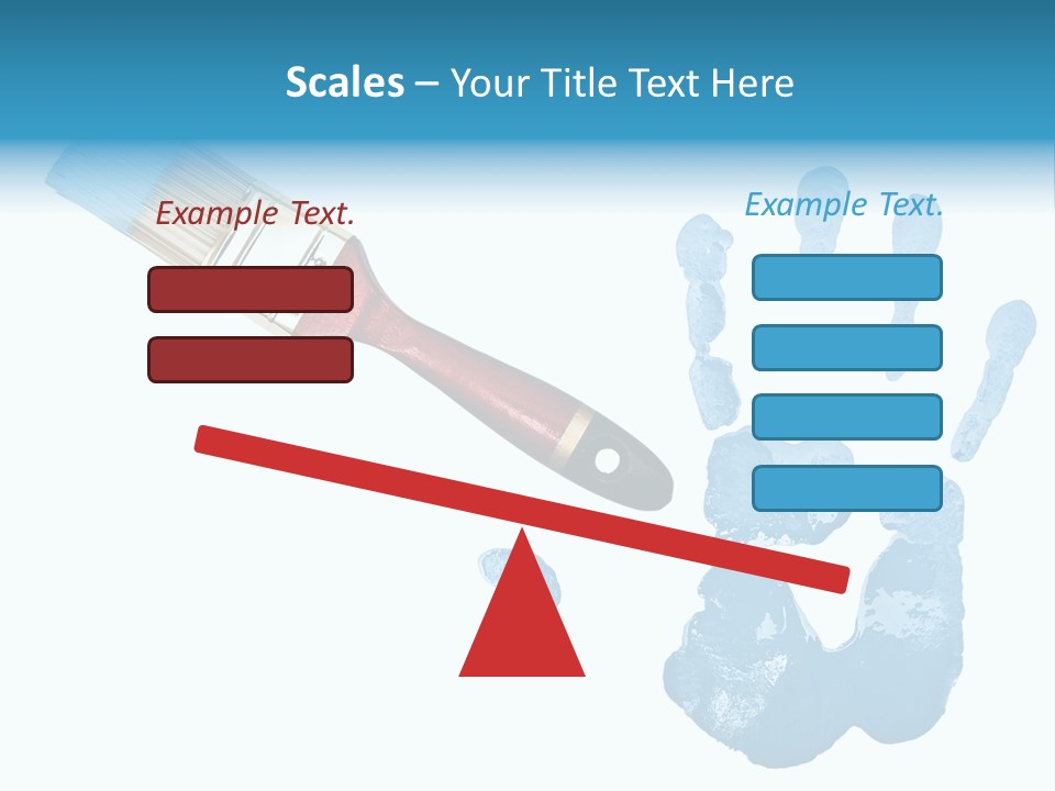 Symbol Fingerprint Drawing PowerPoint Template