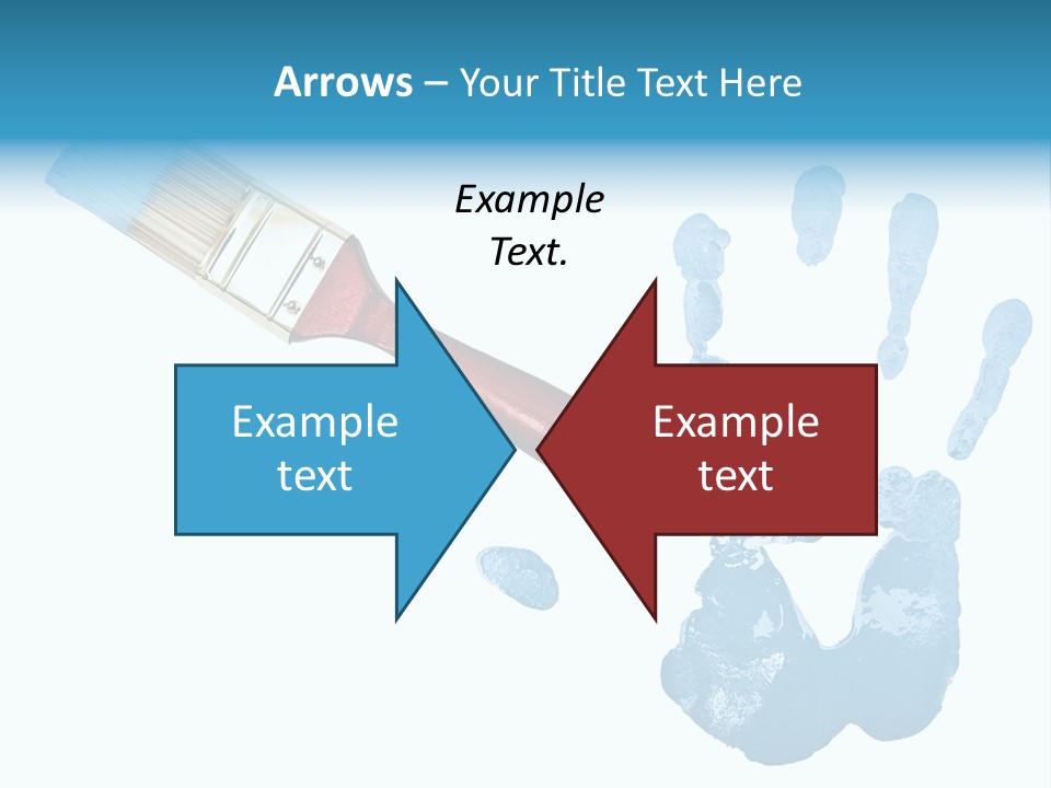 Symbol Fingerprint Drawing PowerPoint Template