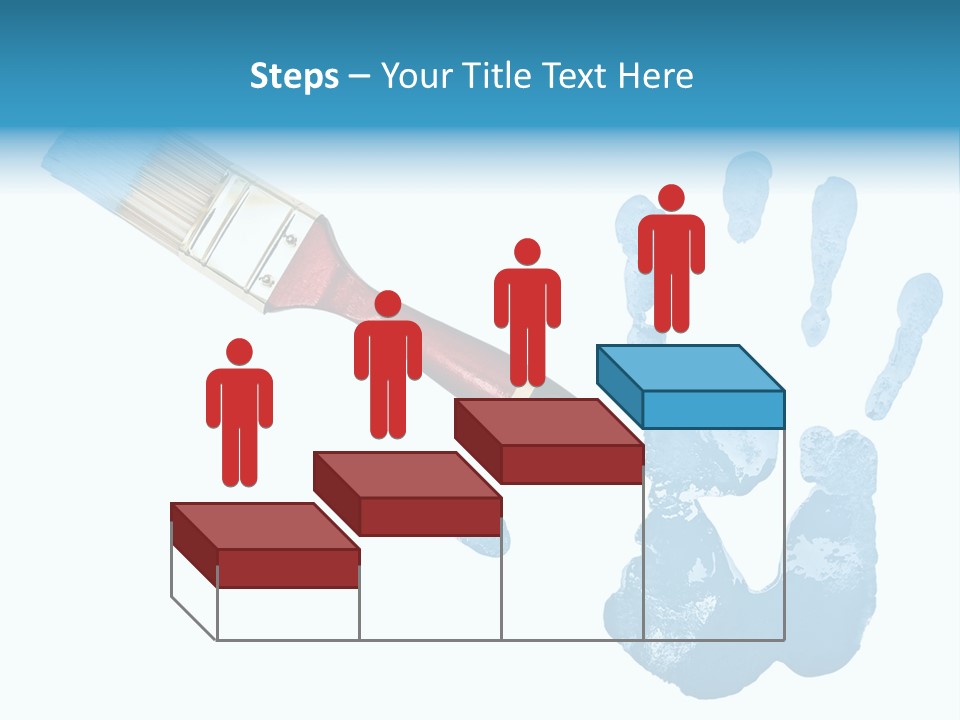 Symbol Fingerprint Drawing PowerPoint Template