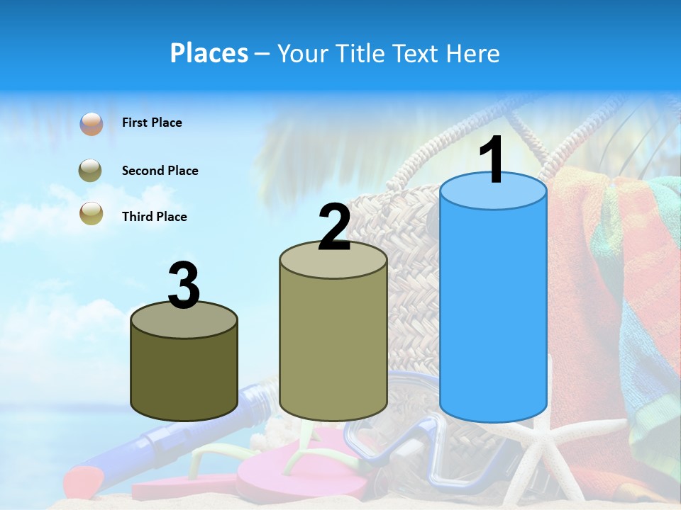 Seashell Feminine Resort PowerPoint Template