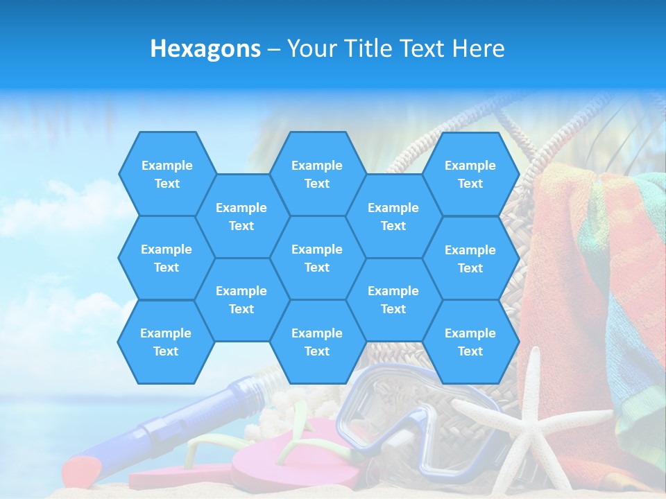 Seashell Feminine Resort PowerPoint Template