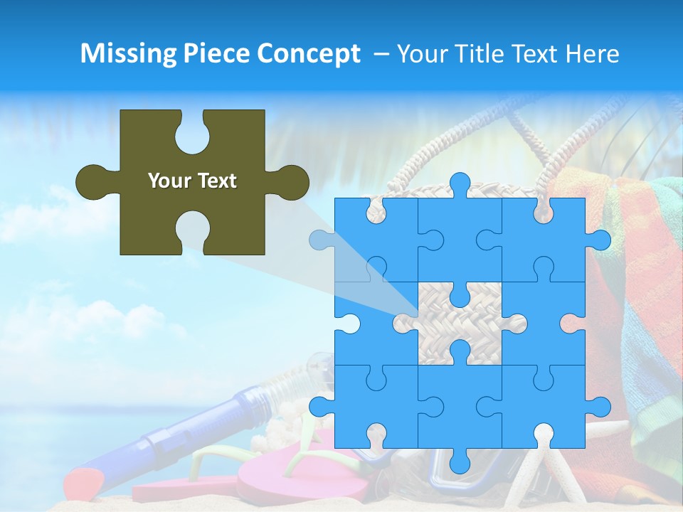 Seashell Feminine Resort PowerPoint Template