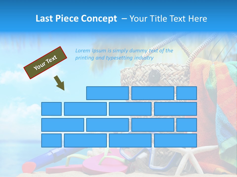 Seashell Feminine Resort PowerPoint Template