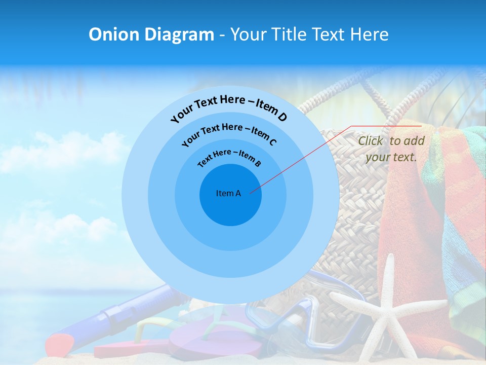 Seashell Feminine Resort PowerPoint Template