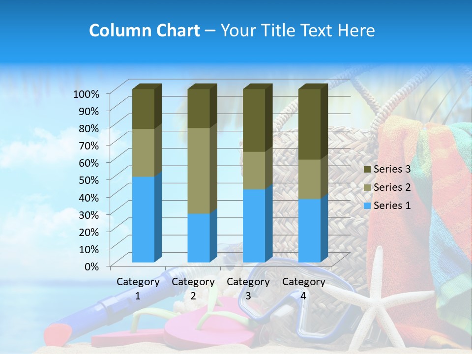 Seashell Feminine Resort PowerPoint Template