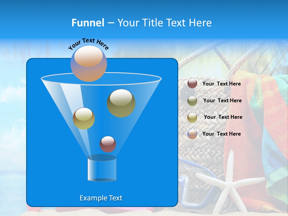 Seashell Feminine Resort PowerPoint Template