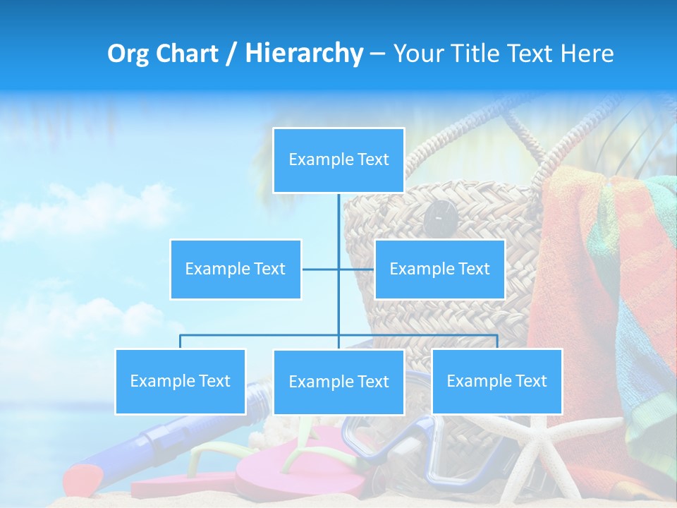 Seashell Feminine Resort PowerPoint Template