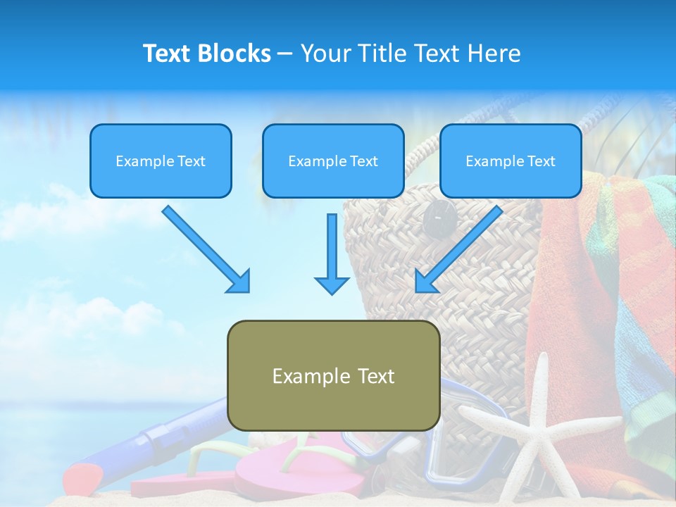 Seashell Feminine Resort PowerPoint Template