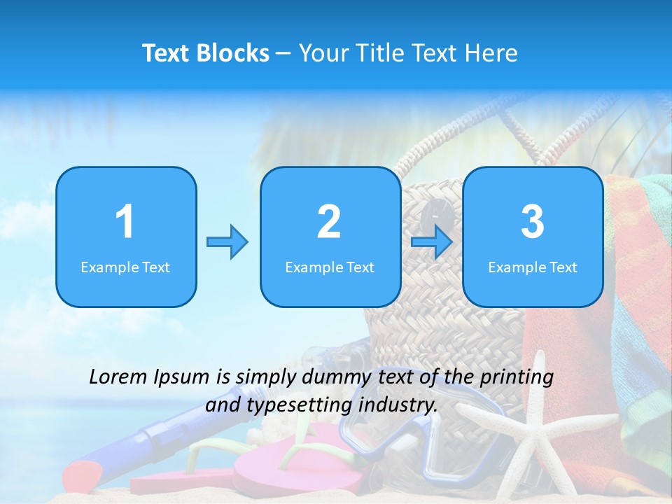 Seashell Feminine Resort PowerPoint Template