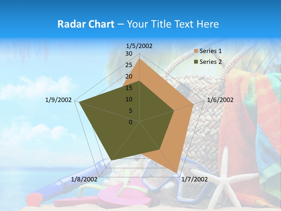 Seashell Feminine Resort PowerPoint Template