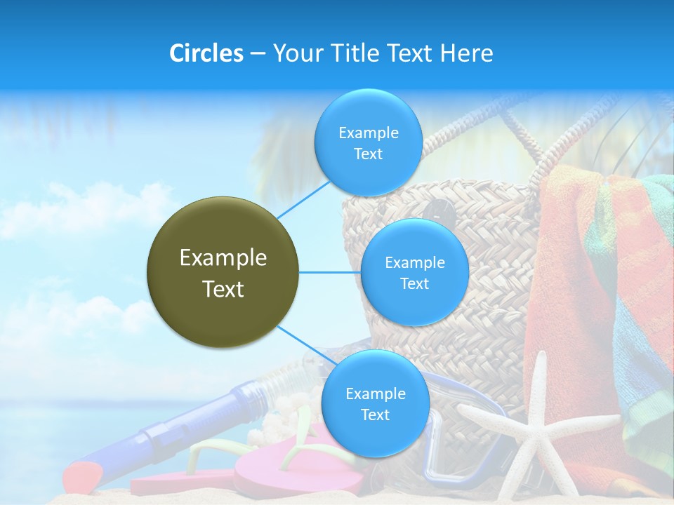 Seashell Feminine Resort PowerPoint Template