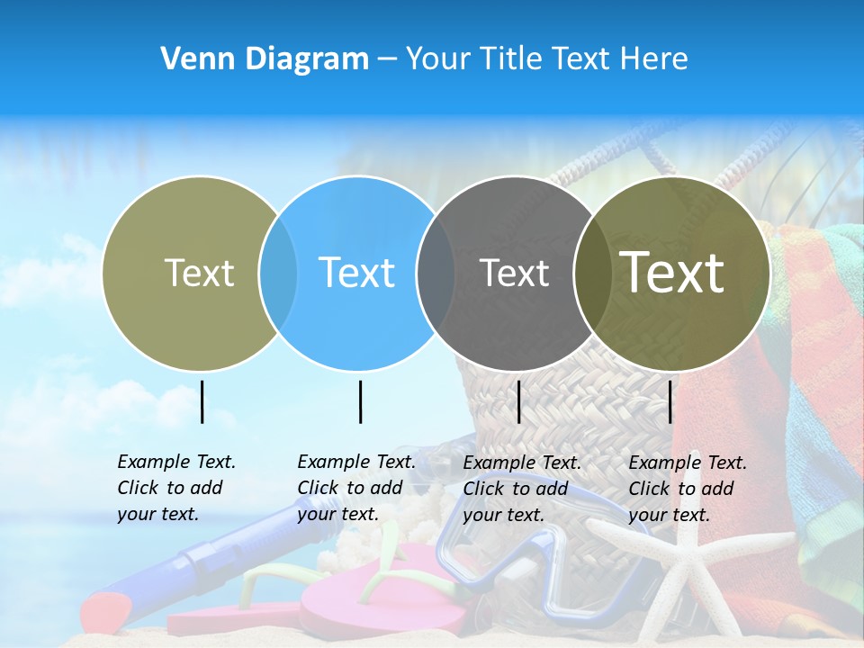 Seashell Feminine Resort PowerPoint Template