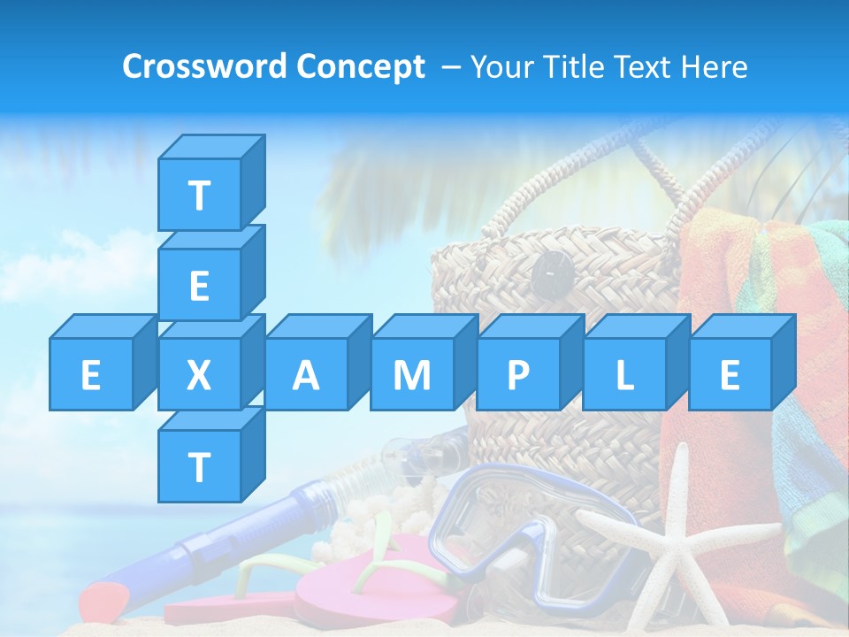 Seashell Feminine Resort PowerPoint Template