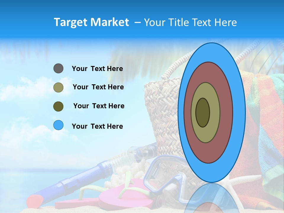 Seashell Feminine Resort PowerPoint Template